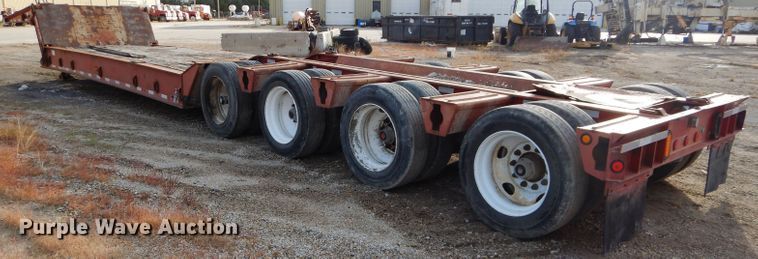 image for item DH2625 2002 Load King 404DFP lowboy equipment trailer