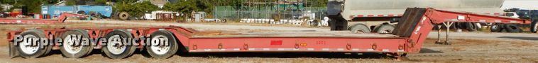 image for item DH2625 2002 Load King 404DFP lowboy equipment trailer