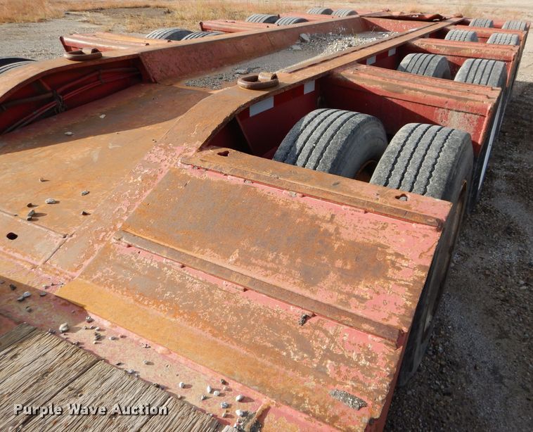 image for item DH2625 2002 Load King 404DFP lowboy equipment trailer