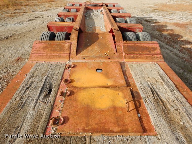 image for item DH2625 2002 Load King 404DFP lowboy equipment trailer