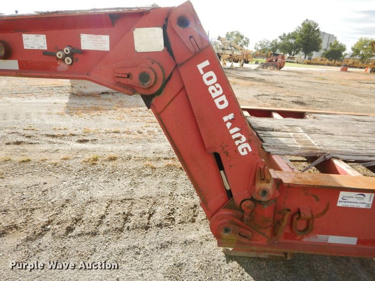 image for item DH2625 2002 Load King 404DFP lowboy equipment trailer