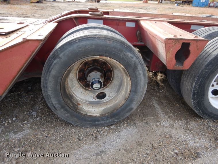image for item DH2625 2002 Load King 404DFP lowboy equipment trailer