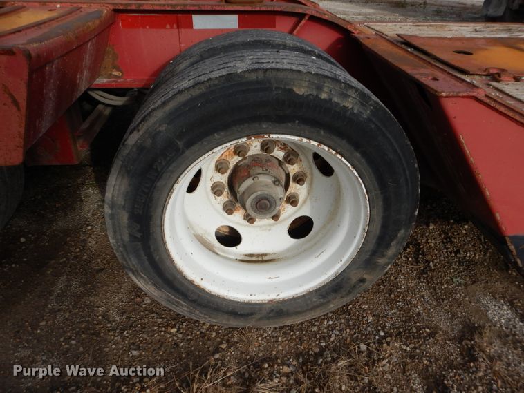 image for item DH2625 2002 Load King 404DFP lowboy equipment trailer