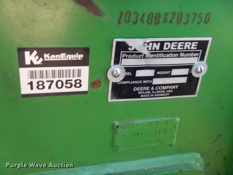 image for item DH2627 2003 John Deere 3400 telehandler