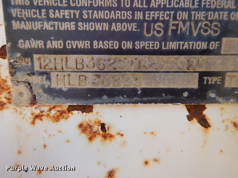 image for item DH2646 1997 Holden HLB36225 drop deck equipment trailer