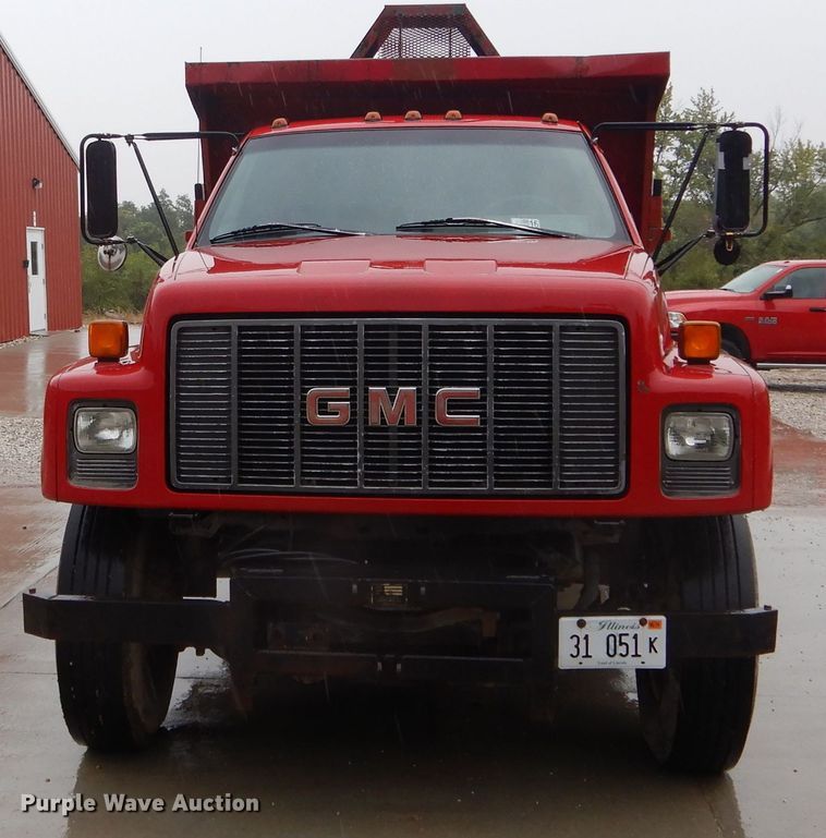 image for item DH6232 1996 GMC TopKick C6500 dump truck