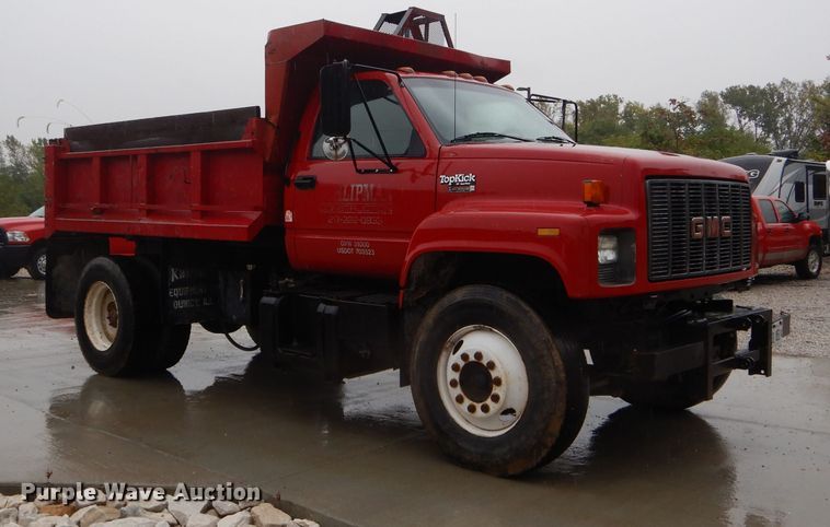 image for item DH6232 1996 GMC TopKick C6500 dump truck