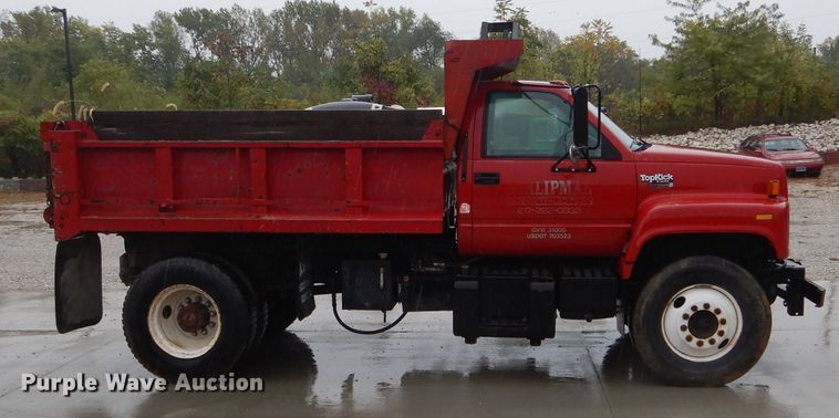 image for item DH6232 1996 GMC TopKick C6500 dump truck