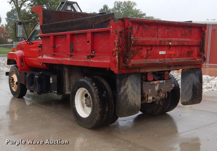 image for item DH6232 1996 GMC TopKick C6500 dump truck
