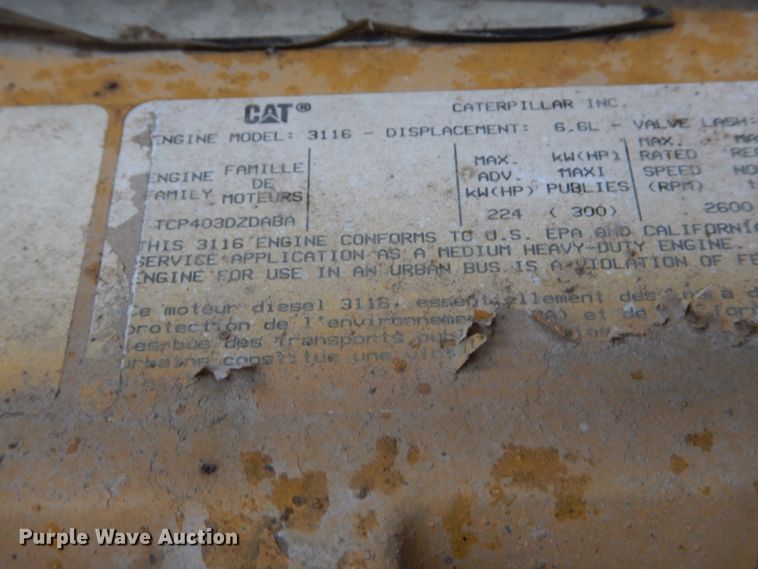 image for item DH6232 1996 GMC TopKick C6500 dump truck