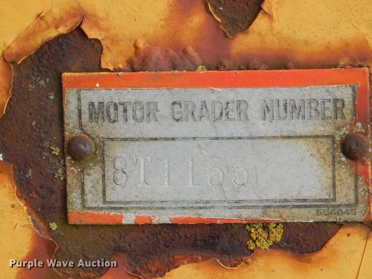 image for item EY9322 Caterpillar 12 rigid frame motor grader