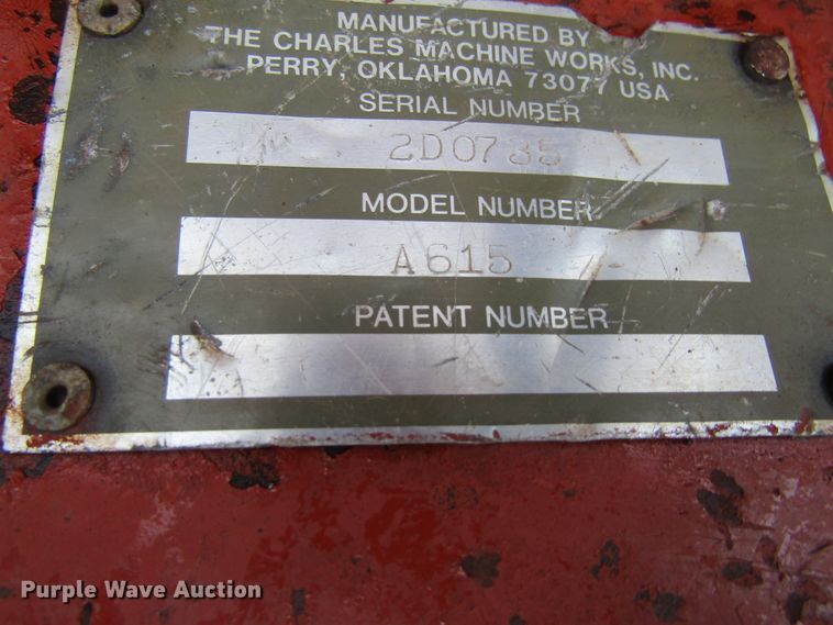 image for item FD9289 1988 Ditch Witch 6510 tencher