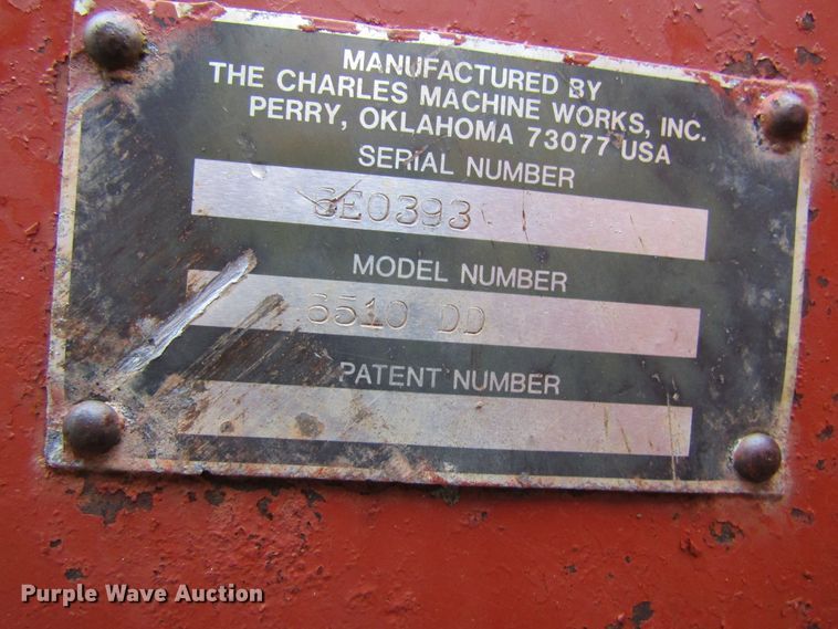 image for item FD9289 1988 Ditch Witch 6510 tencher