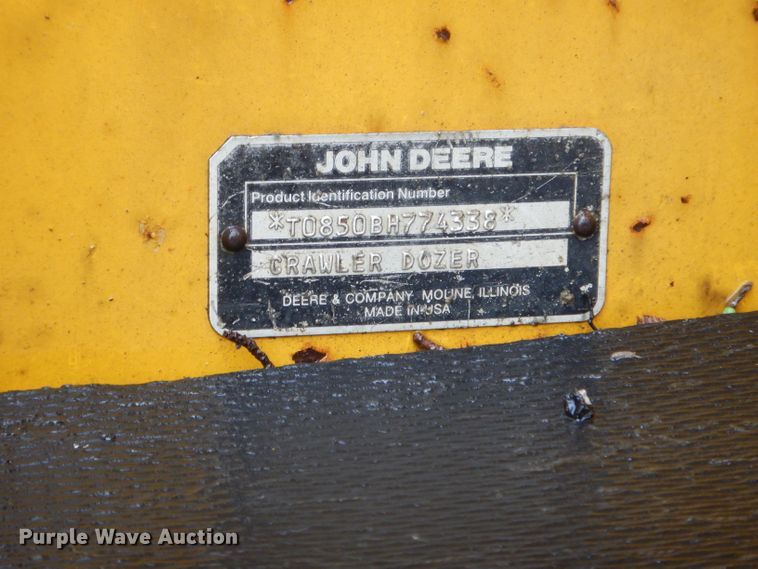 image for item FI9705 1991 John Deere 850B dozer