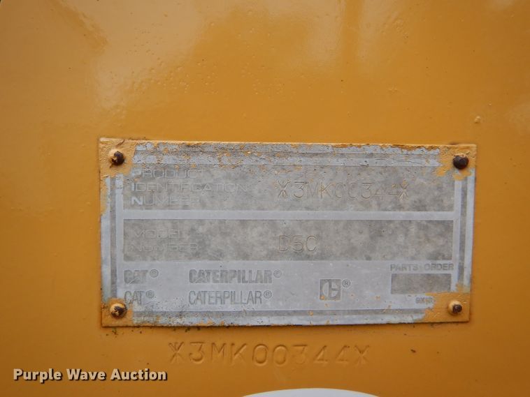 image for item FJ9797 1993 Caterpillar D5C LGP dozer