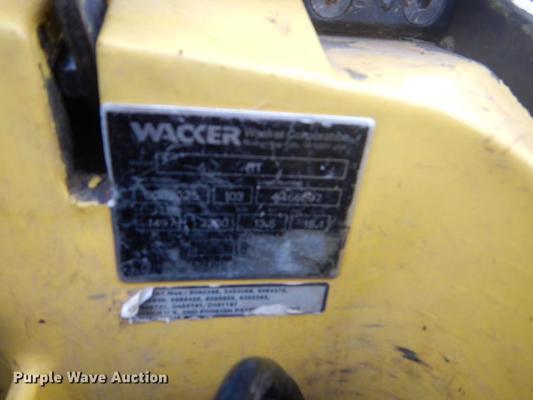 image for item FU9630 Wacker RT trench compactor