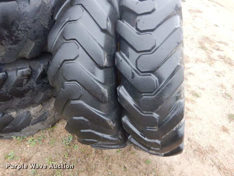 image for item FU9638 (6) Goodyear 14.00-24TG tires and wheels