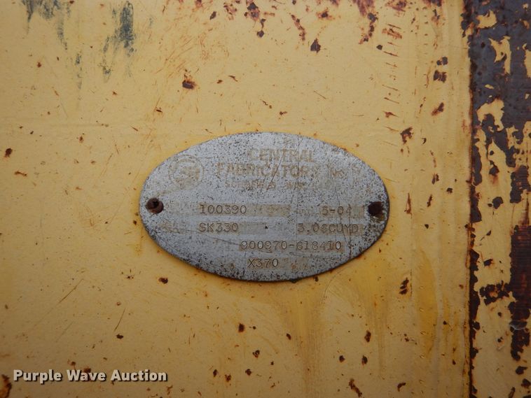 image for item FU9646 Central Fabricators SK330 excavator bucket