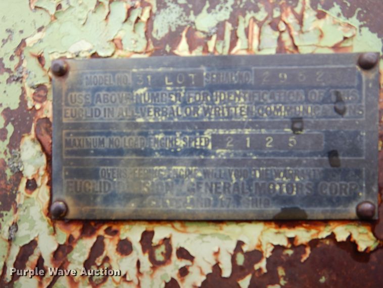 image for item FU9649 Terex 31 water wagon