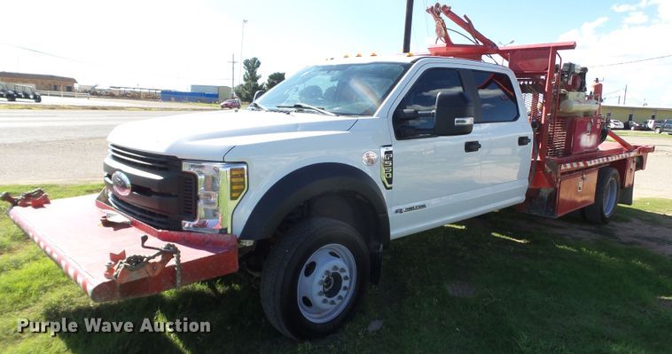 image for item GC9065 2018 Ford F550 Super Duty Crew Cab winch truck