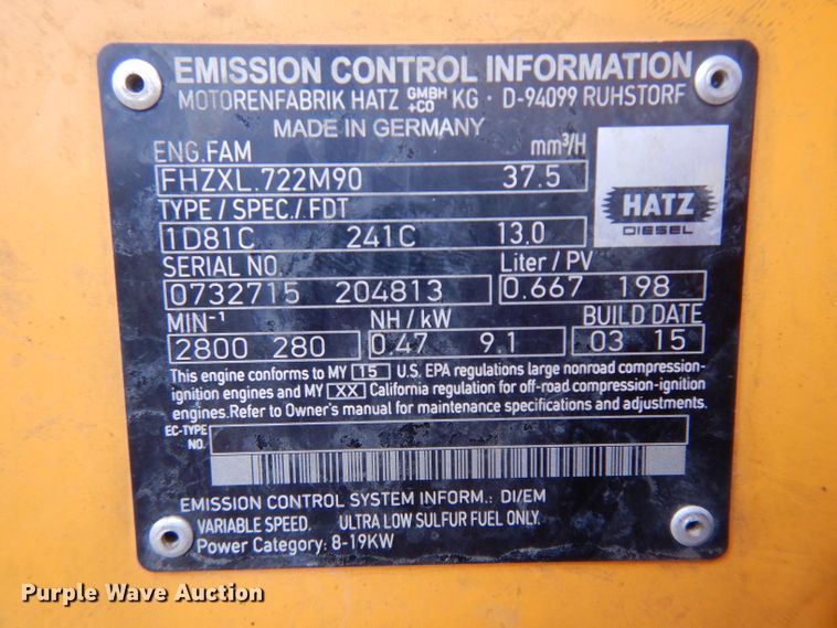 image for item GI9371 2015 CMC S19 boom lift