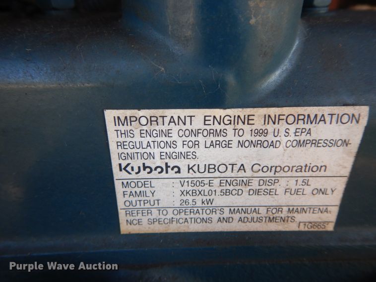 image for item GI9382 Kubota KX61-2 mini excavator