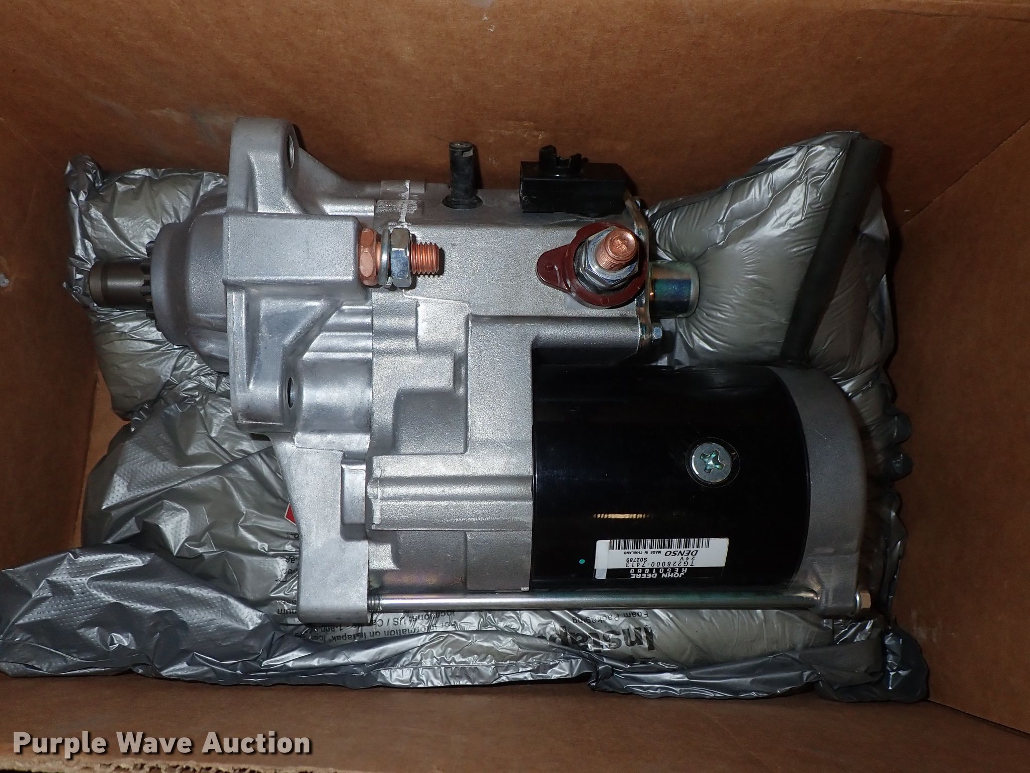 (2) John Deere starters in Wichita, KS Item GB9497 sold Purple Wave