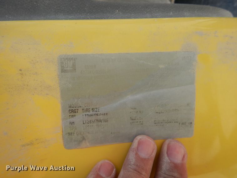 image for item DF2222 2007 Chevrolet Silverado 2500 pickup truck