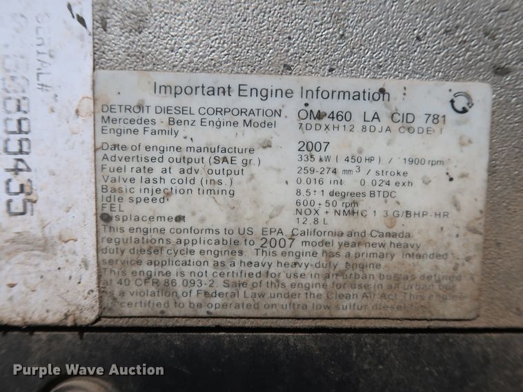 image for item DG7011 2008 Freightliner FLD semi truck