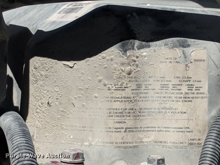 image for item DG7013 2007 Mack CTP713 truck cab and chassis