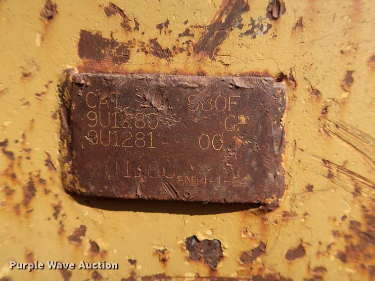 image for item DG7031 1993 Caterpillar 980F wheel loader