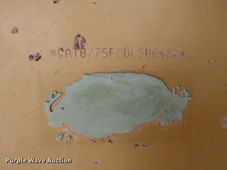 image for item DG7032 2007 Caterpillar 775F haul truck