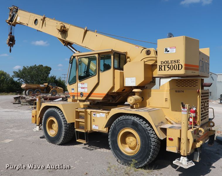 image for item DG7035 1999 Grove RT500D crane