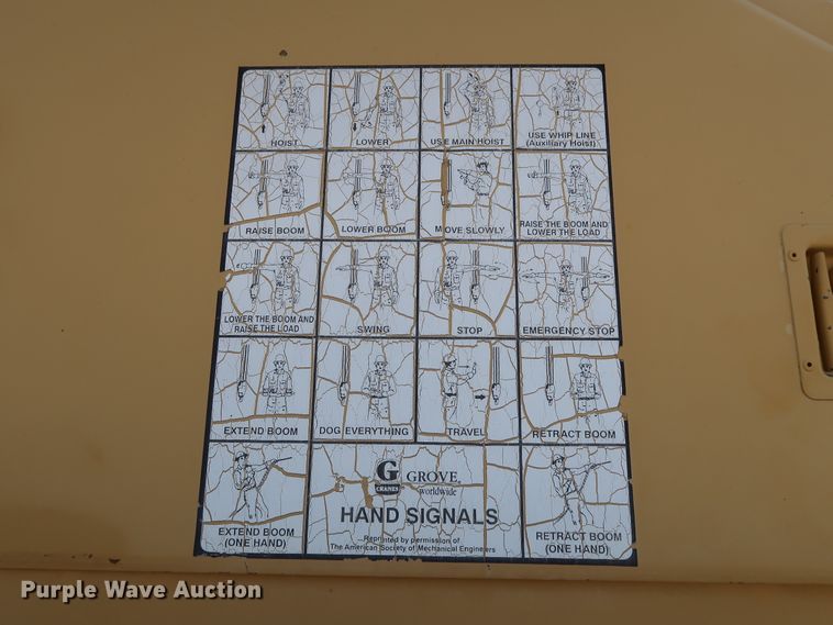 image for item DG7035 1999 Grove RT500D crane