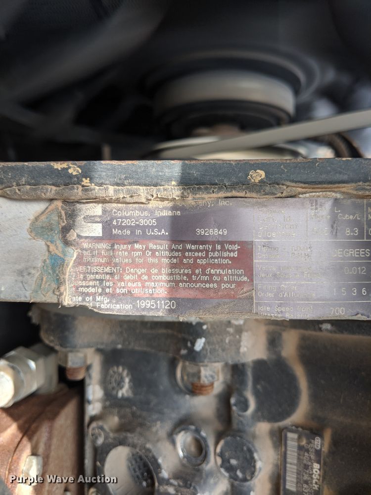 image for item DG7040 1996 Freightliner FL80 drilling rig truck