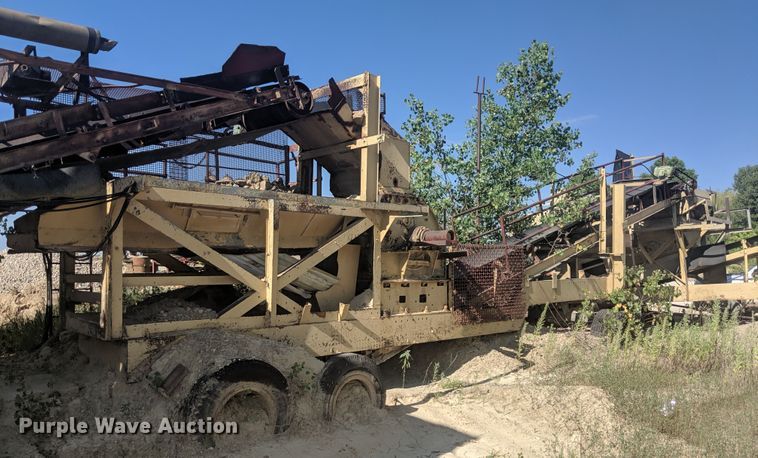 image for item DH3584 1952 Cedarapids 5X14 jaw crushing plant