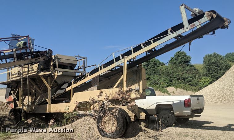 image for item DH3584 1952 Cedarapids 5X14 jaw crushing plant