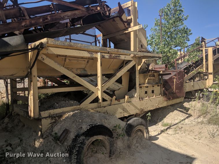 image for item DH3584 1952 Cedarapids 5X14 jaw crushing plant