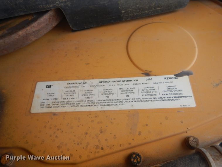 image for item DH3589 2005 Caterpillar 730 haul truck