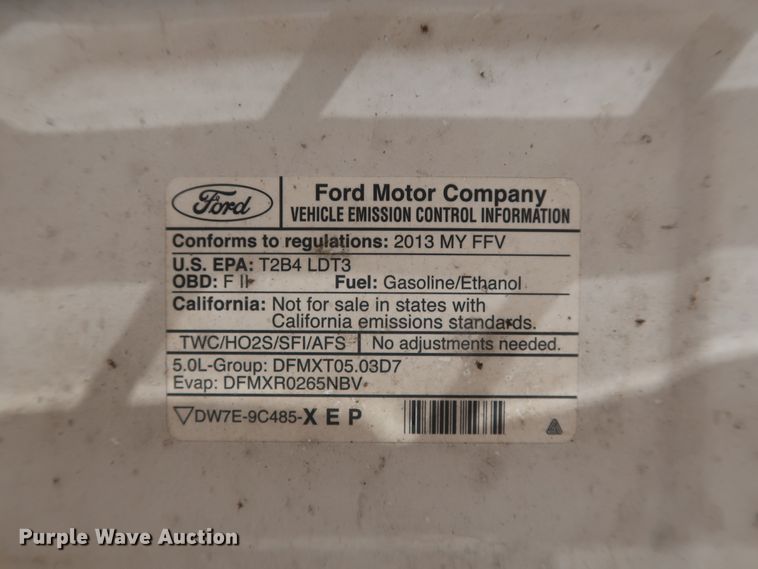 image for item GE9003 2013 Ford F150 XLT SuperCrew pickup truck