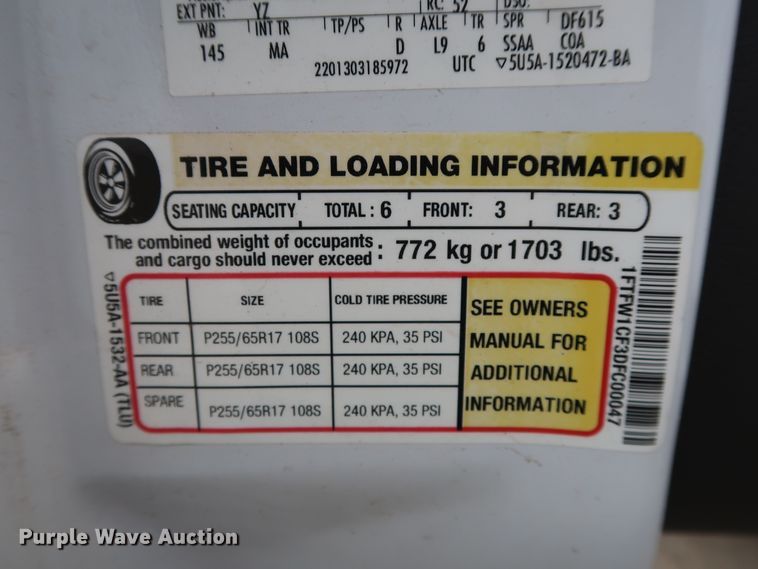 image for item GE9007 2013 Ford F150 XLT SuperCrew pickup truck