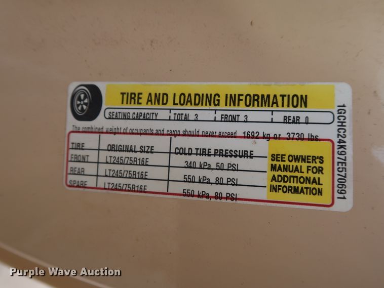 image for item GE9008 2007 Chevrolet Silverado 2500 pickup truck