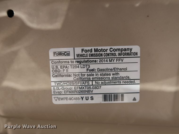 image for item GE9017 2014 Ford F150 Lariat SuperCrew pickup truck