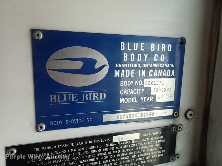 image for item DB7688 2003 Ford E450 school bus