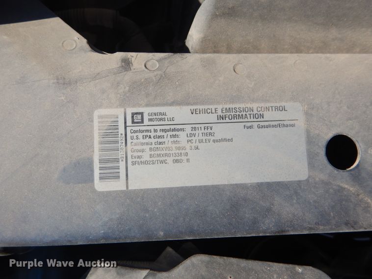 image for item DD4529 2011 Chevrolet Impala