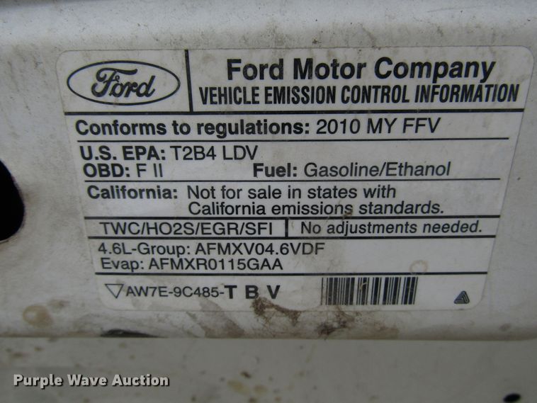 image for item DG6593 2010 Ford Crown Victoria Police Interceptor