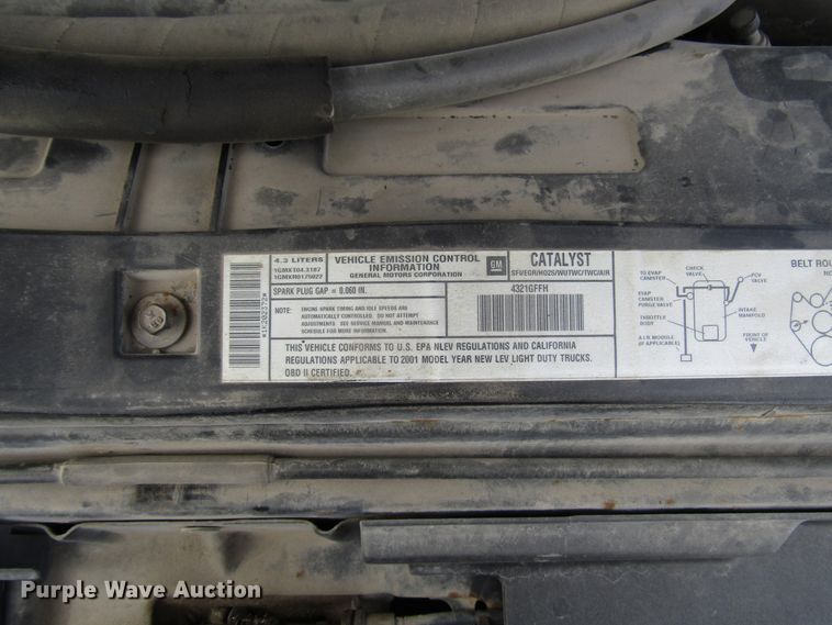 image for item DG6597 2001 Chevrolet Blazer SUV