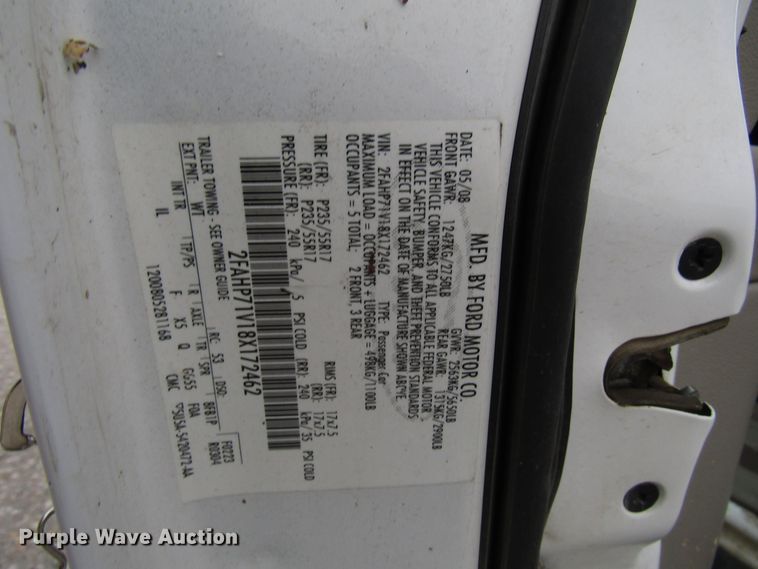 image for item DG6603 2008 Ford Crown Victoria Police Interceptor