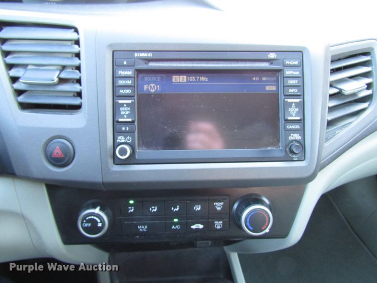 image for item DG6616 2012 Honda Civic