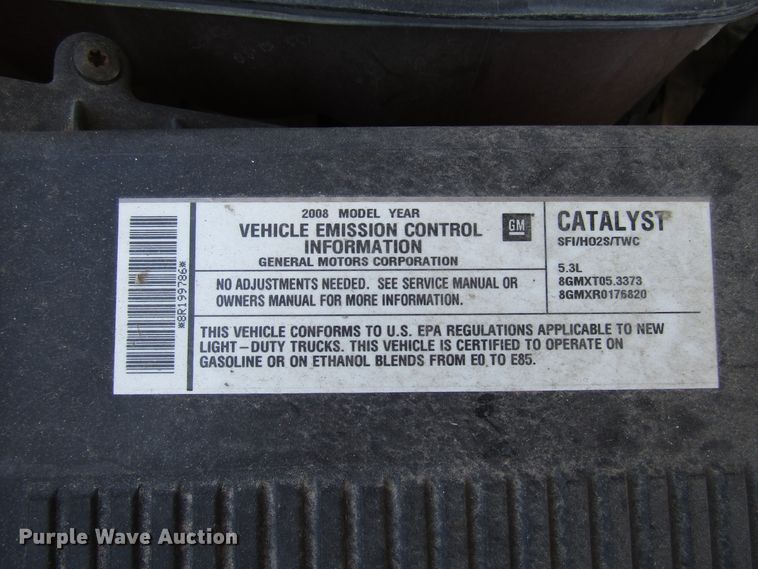 image for item DG6621 2008 Chevrolet Tahoe Police SUV